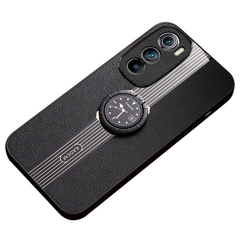 KADEM Anti-fall Shell for Motorola Edge 30 5G PU Leather+Acrylic+TPU Phone Case Supports Magnetic Car Holder KADEM Anti-fall Shell for Motorola Edge 30 5G PU Leather+Acrylic+TPU Phone Case Supports Magnetic Car Holder